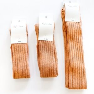 Rylee + Cru ribbed tights